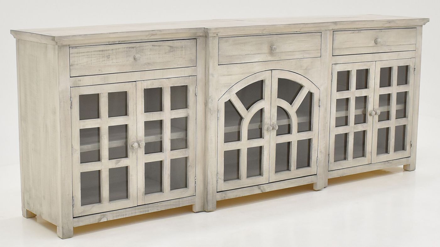 Picture of Arche 6 Door Console - Bone White