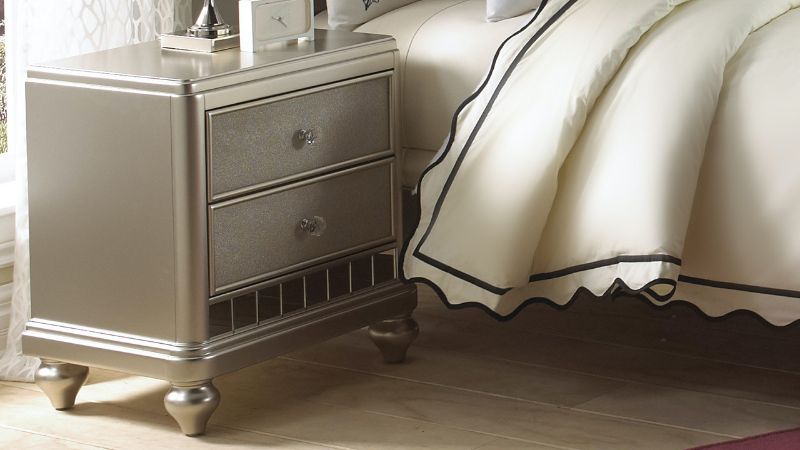 Picture of Lil Diva Nightstand - Silver