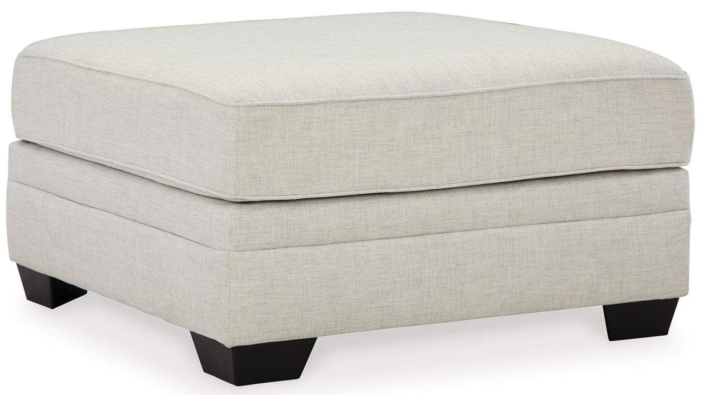 Picture of Huntsworth Oversized Ottoman - Dove Gray