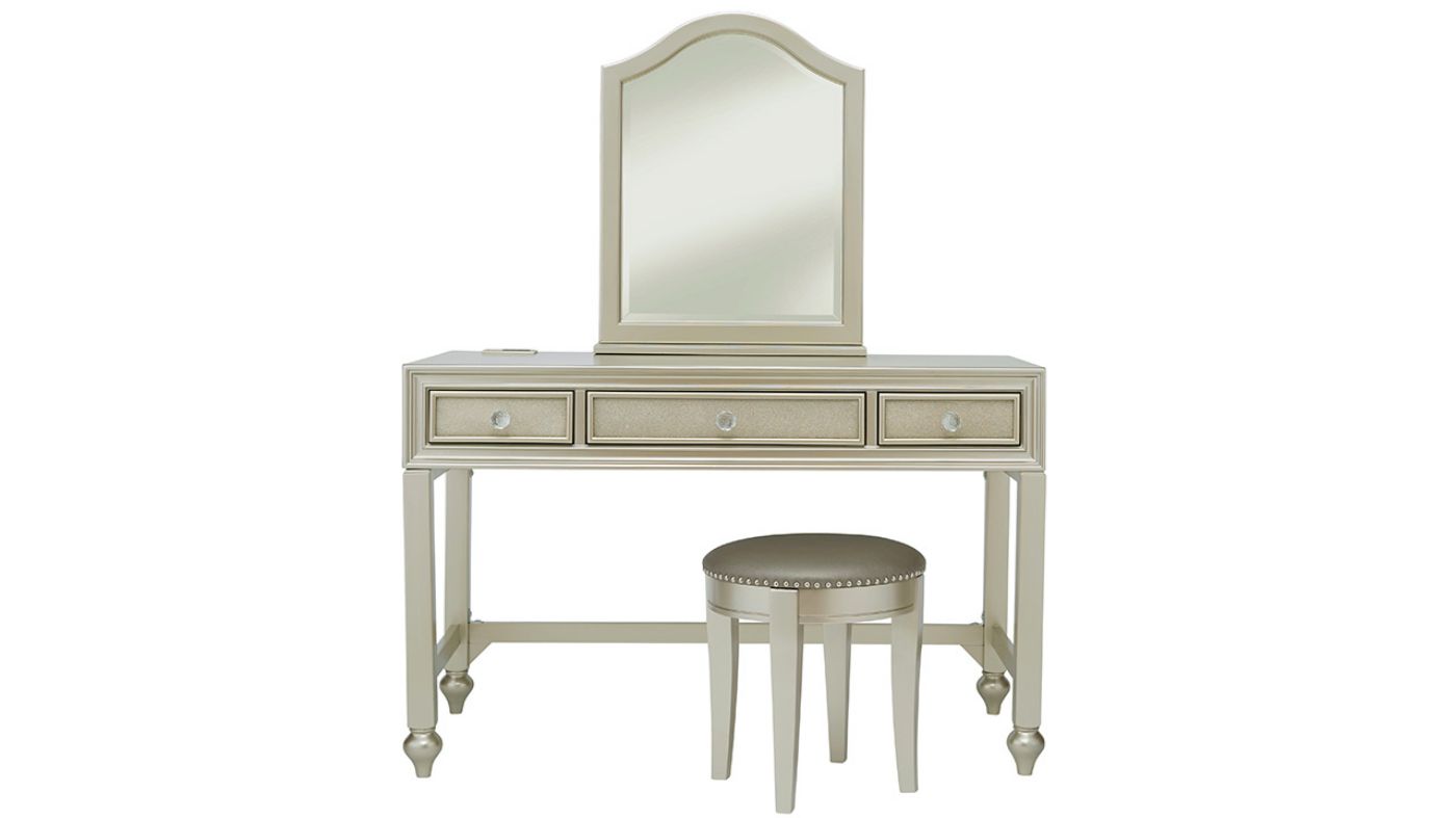 Picture of Lil Diva Vanity with Stool - Silver