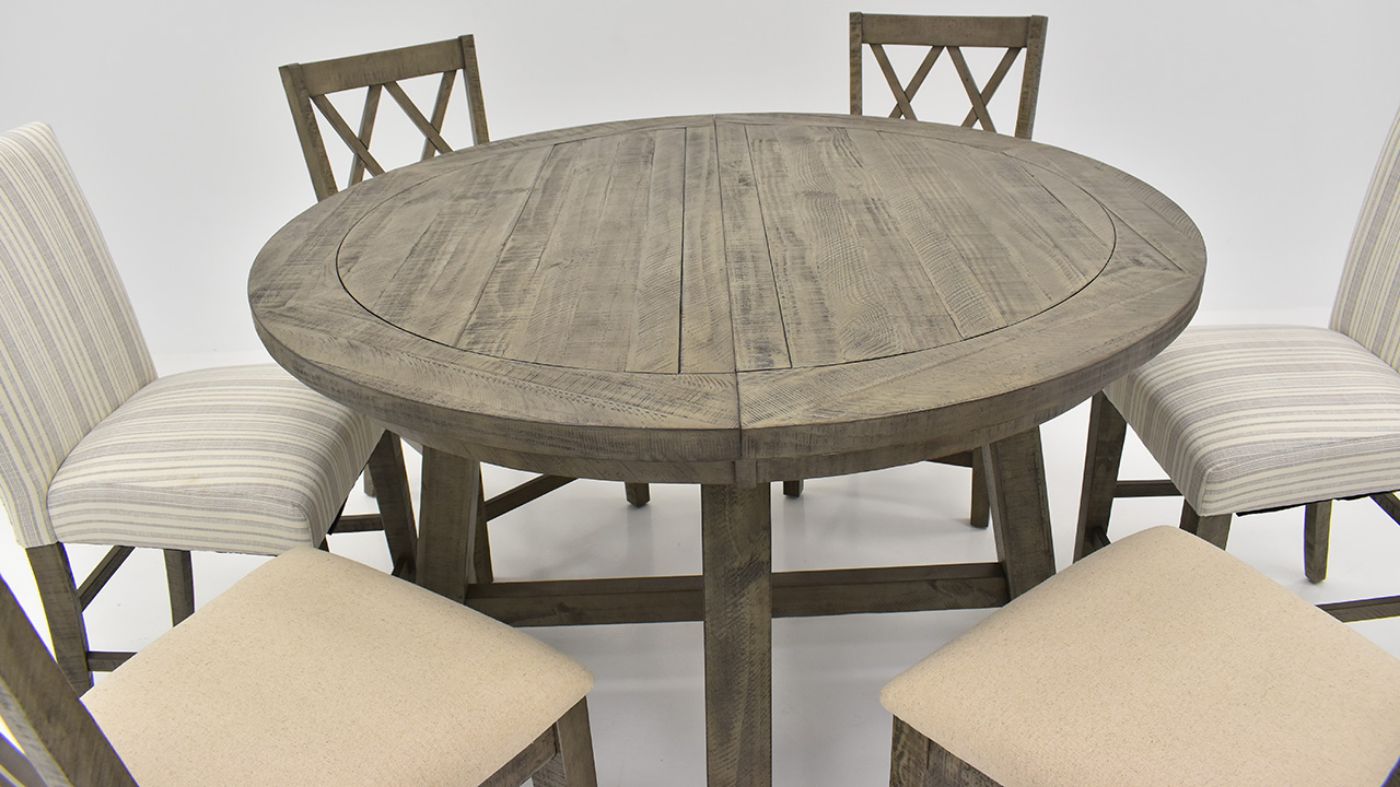 Picture of Telluride 7pc Dining Table Set - Gray