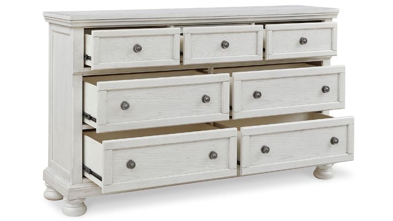 Picture of Robbinsdale King Panel Bedroom Set - White