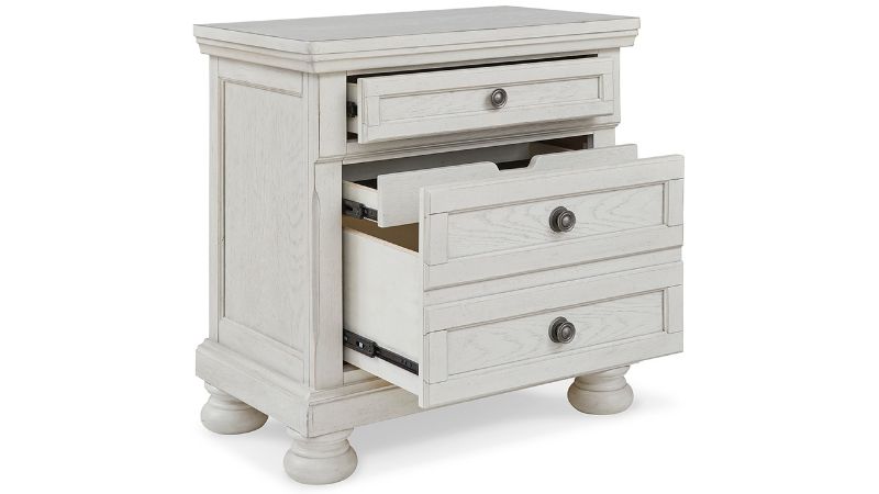 Picture of Robbinsdale King Panel Bedroom Set - White