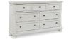 Picture of Robbinsdale Dresser with Mirror - White