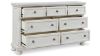 Picture of Robbinsdale Dresser with Mirror - White