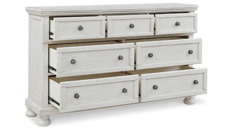 Picture of Robbinsdale Dresser with Mirror - White