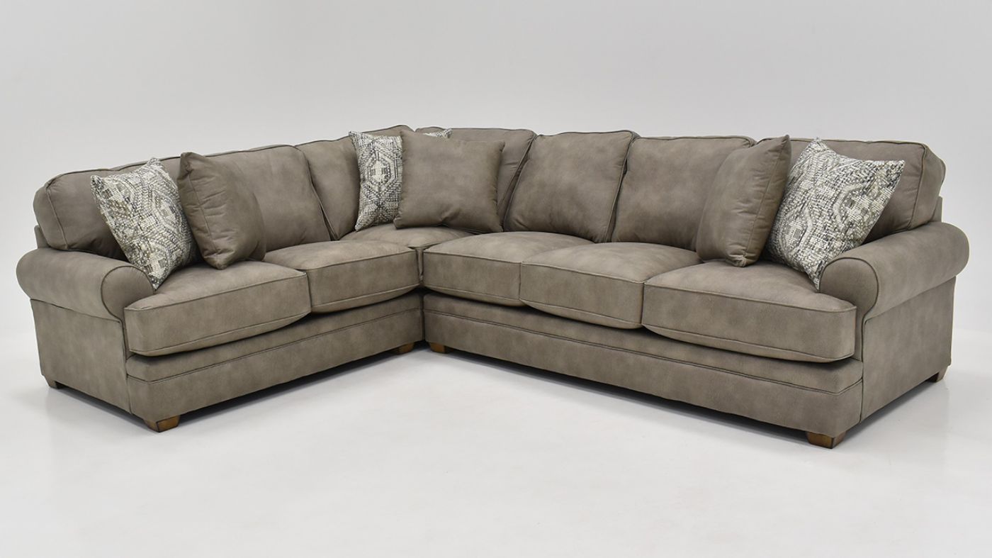 Picture of Brighton 2 pc Sectional Sofa - Brown