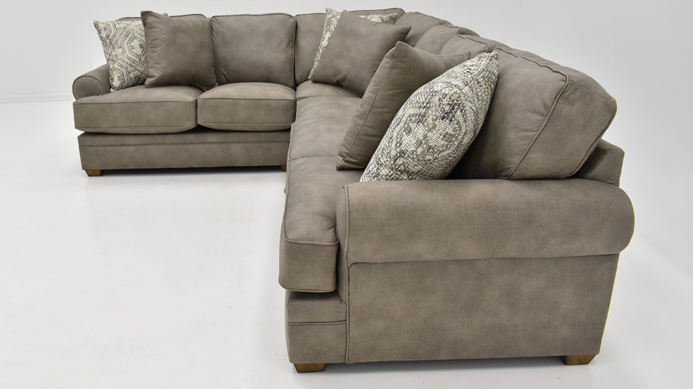 Picture of Brighton 2 pc Sectional Sofa - Brown