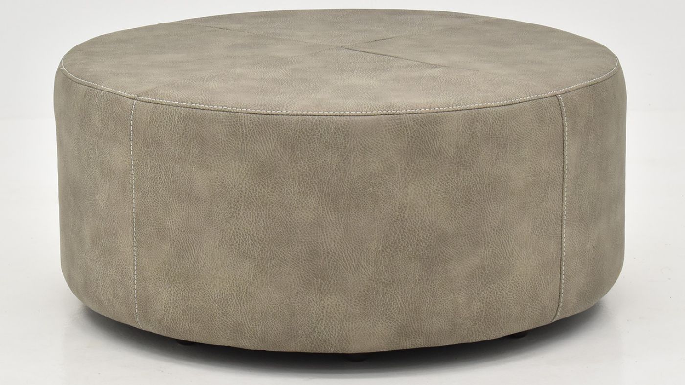 Picture of Brighton Cocktail Ottoman - Brown