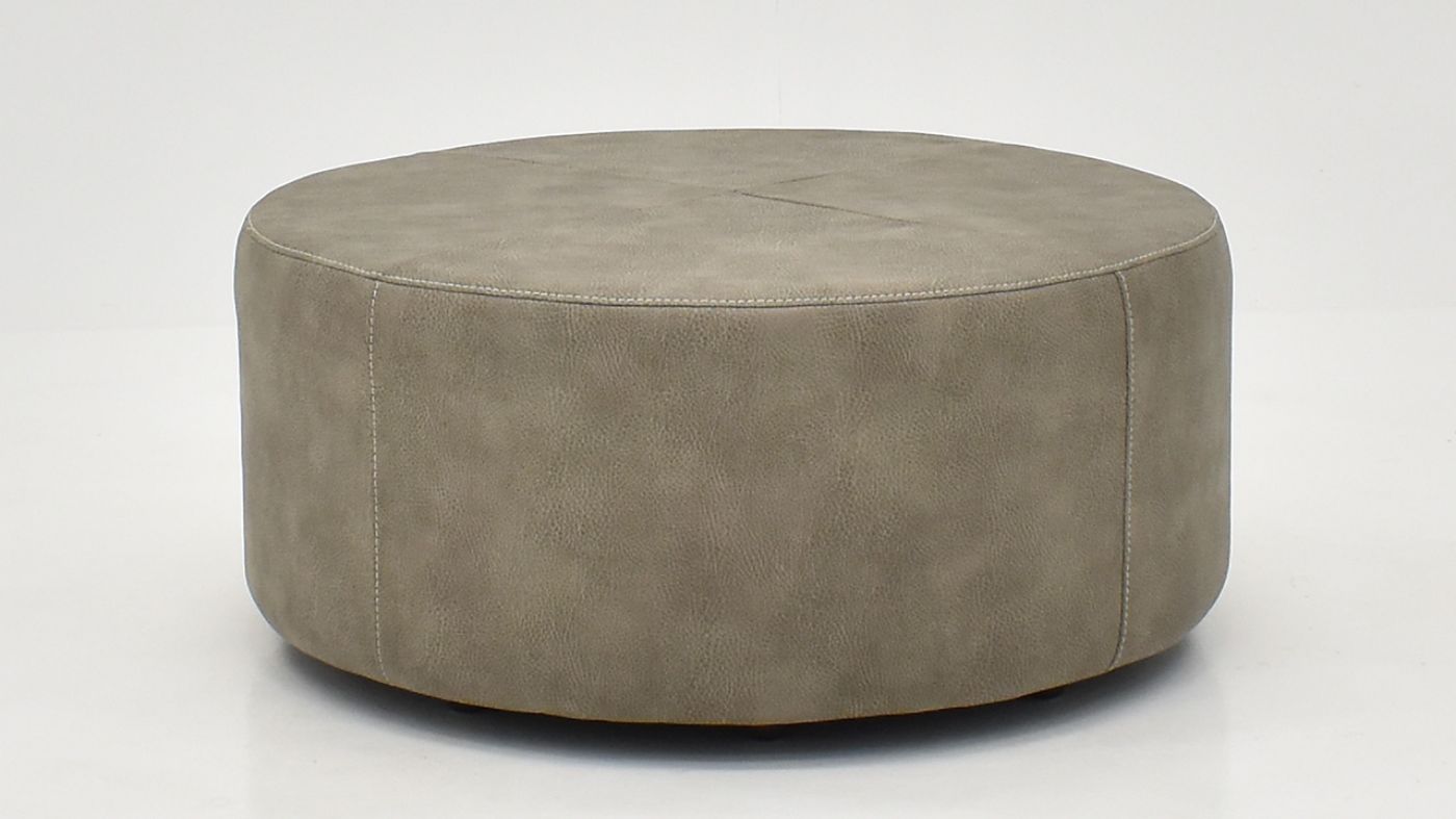 Picture of Brighton Cocktail Ottoman - Brown