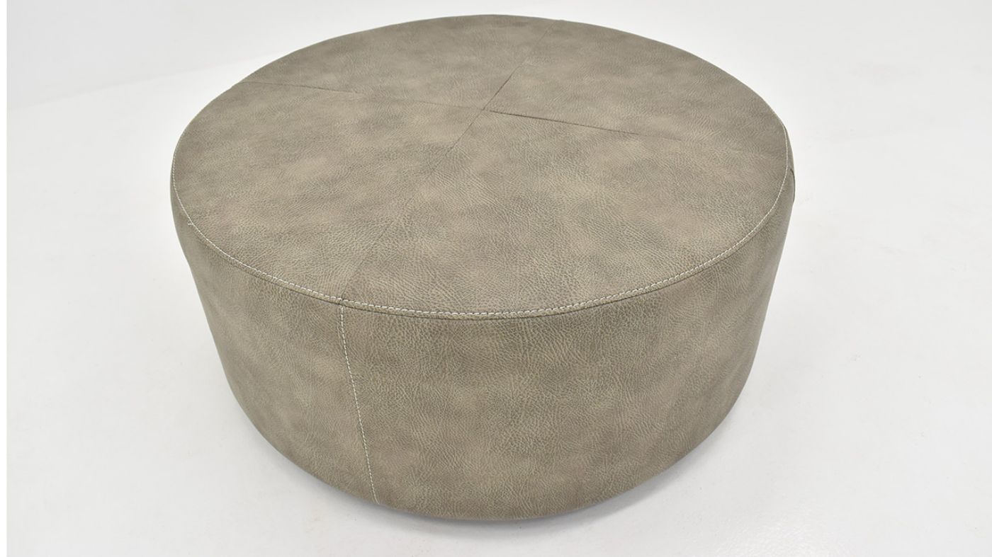 Picture of Brighton Cocktail Ottoman - Brown