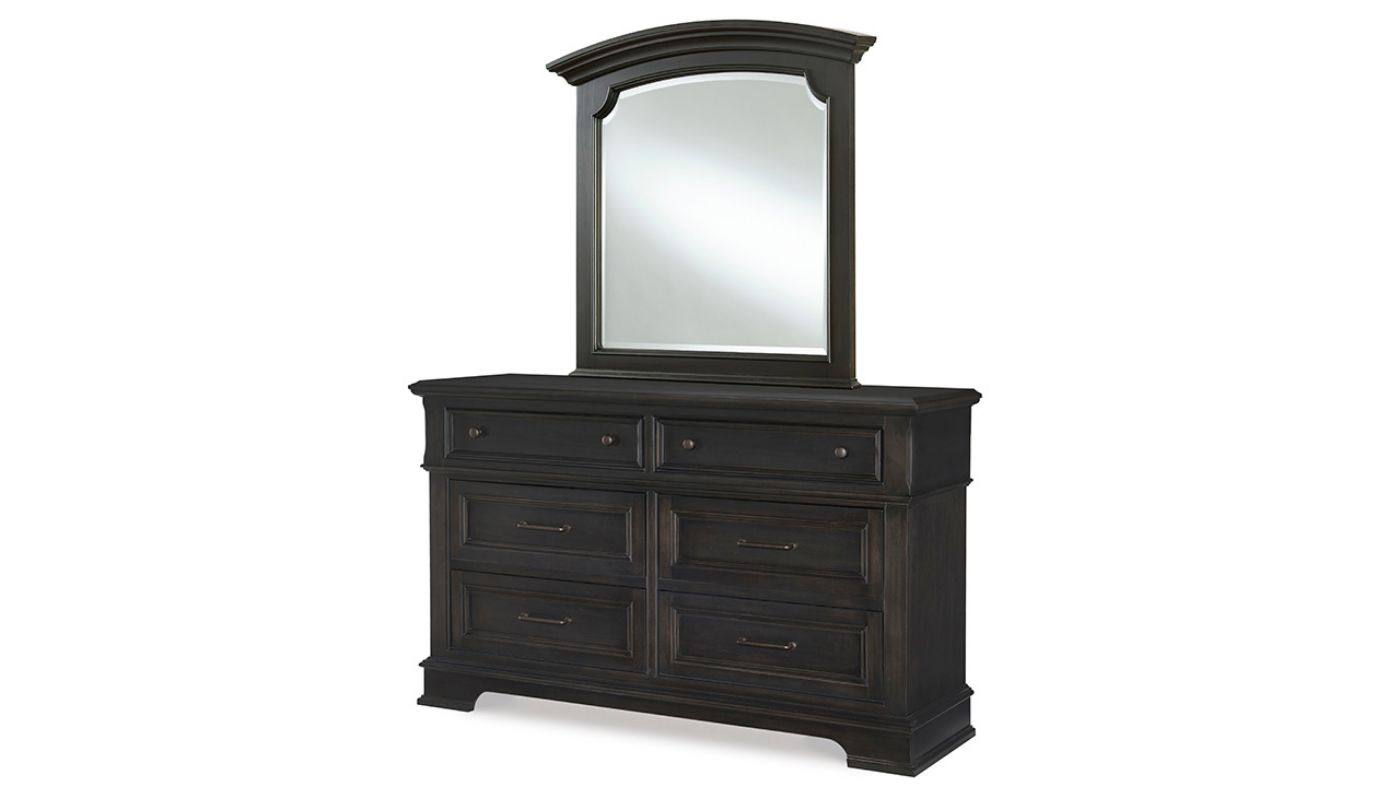 Picture of Townsend Queen Panel Bedroom Set - Dark Brown