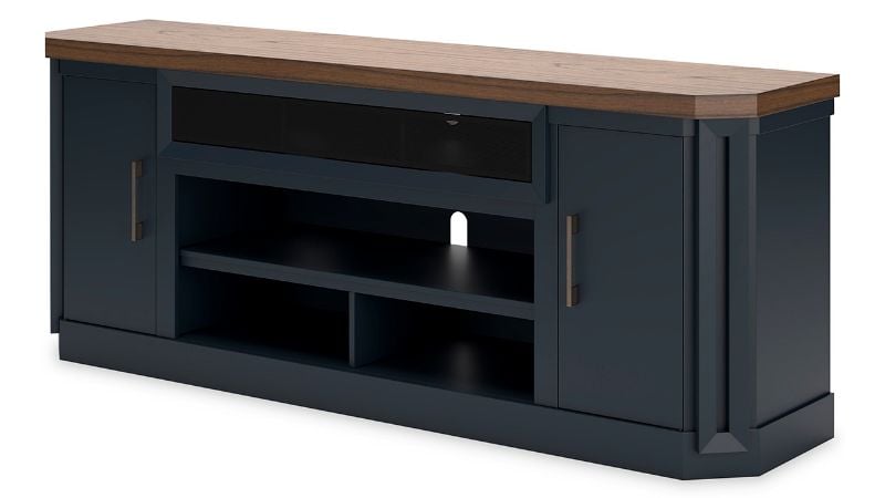 Picture of Landocken TV Stand - Slate Blue