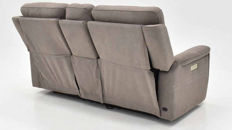 Picture of Arula Power Reclining Loveseat with Console - Gray