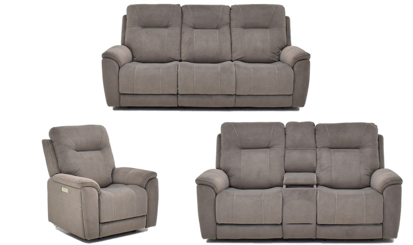 Picture of Arula Power Reclining Sofa Set - Gray