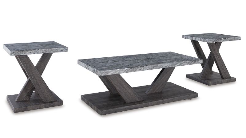 Picture of Bensonale 3 Piece Coffee Table Set - Gray