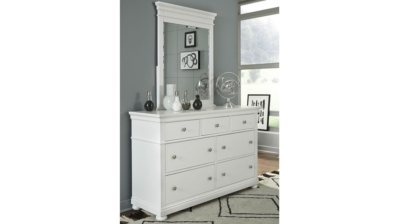 Picture of Canterbury Full Panel Bedroom Set - White