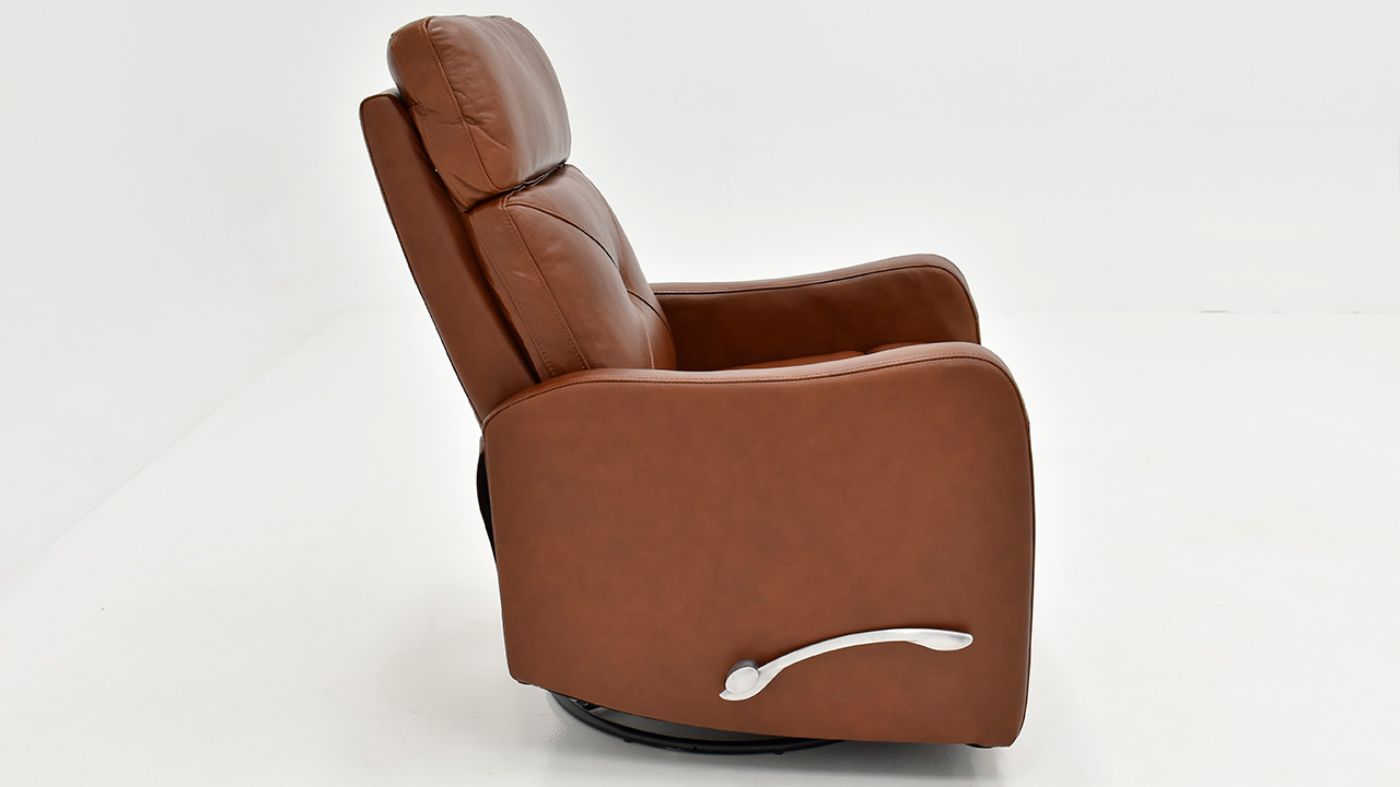 Picture of Hayes Swivel Recliner - Caramel