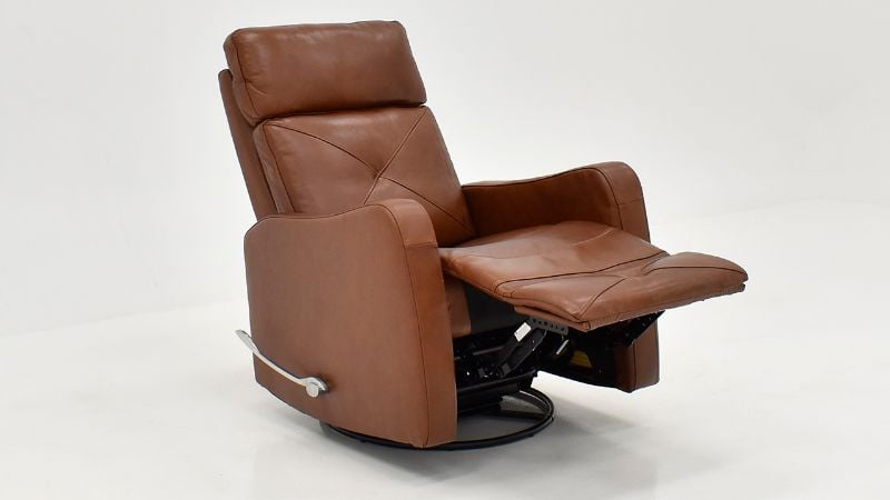 Picture of Hayes Swivel Recliner - Caramel