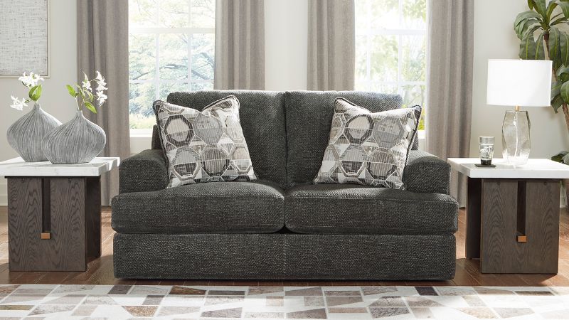 Picture of Karinne Loveseat - Dark Gray