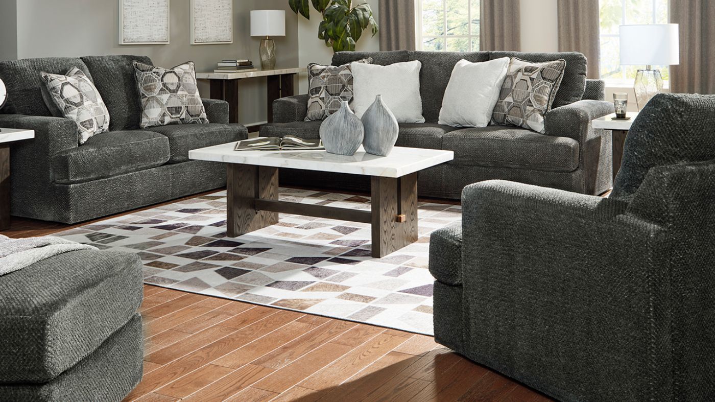 Picture of Karinne Sofa Set - Dark Gray