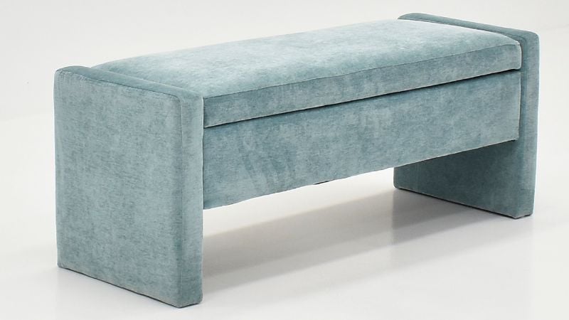 Picture of Braun Storage Bench - Blue