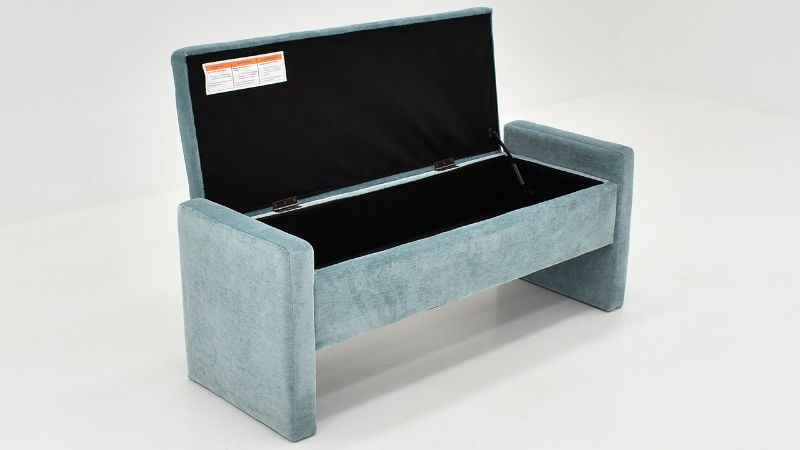 Picture of Braun Storage Bench - Blue