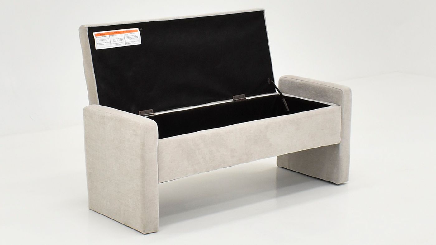 Picture of Braun Storage Bench - Gray