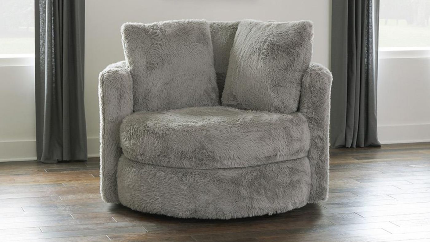 Picture of Yakety Yak Swivel Chair - Gray