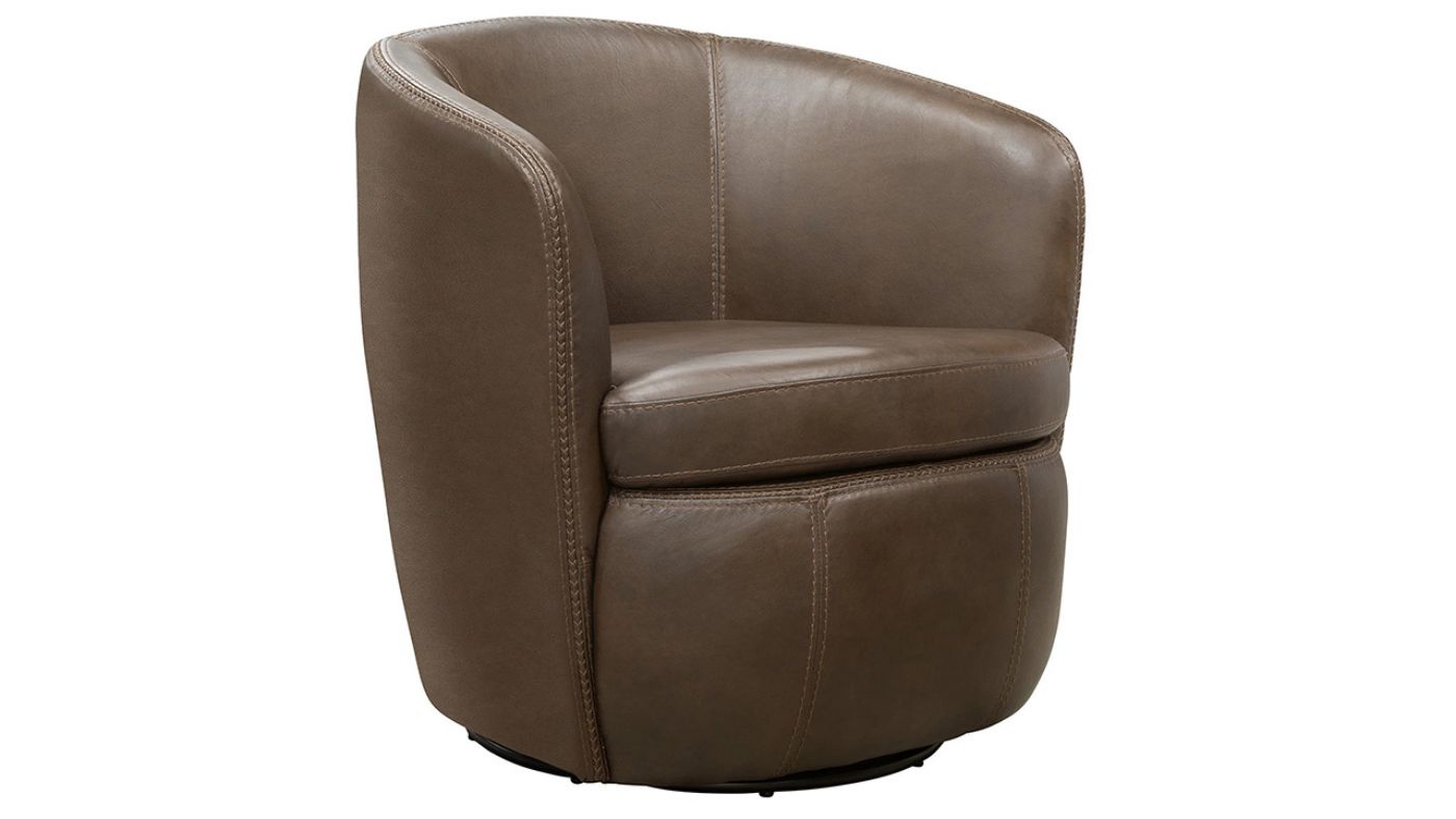 Picture of Barolo Swivel Club Chair - Brown