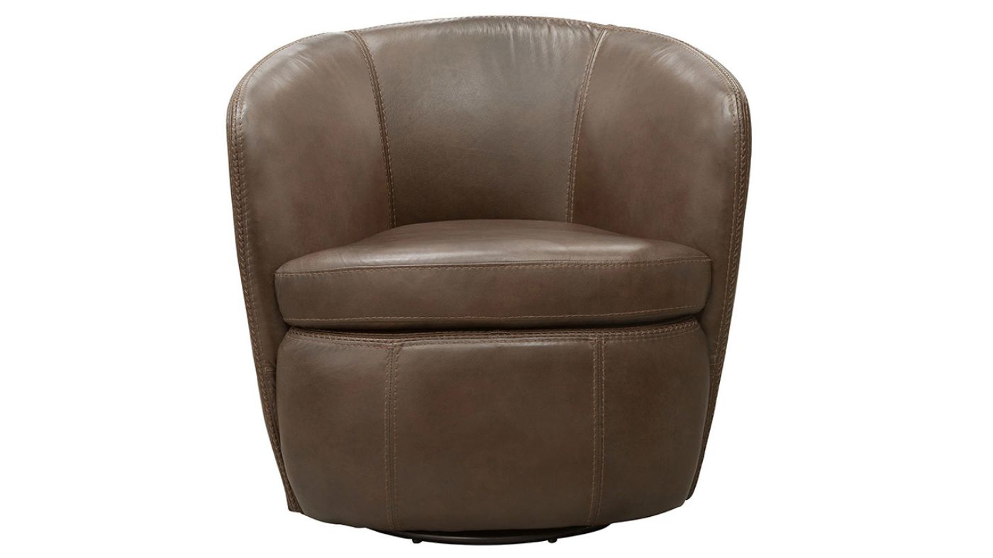 Picture of Barolo Swivel Club Chair - Brown