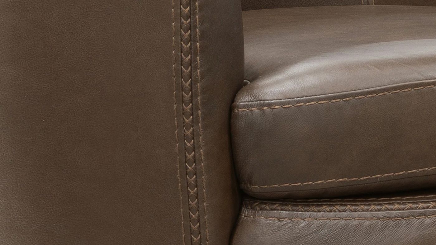 Picture of Barolo Swivel Club Chair - Brown