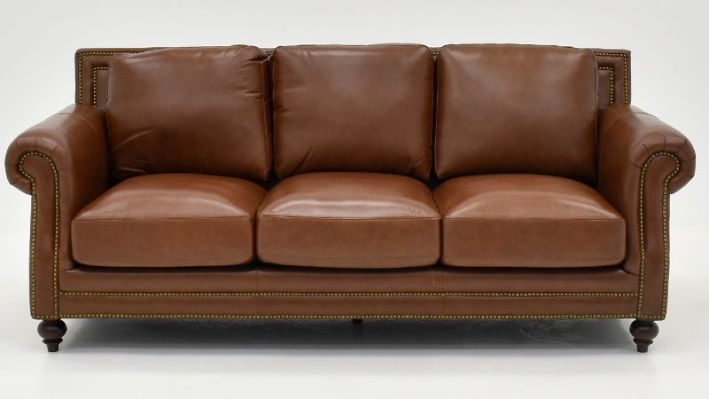 Picture of Bayliss Leather Sofa - Brown