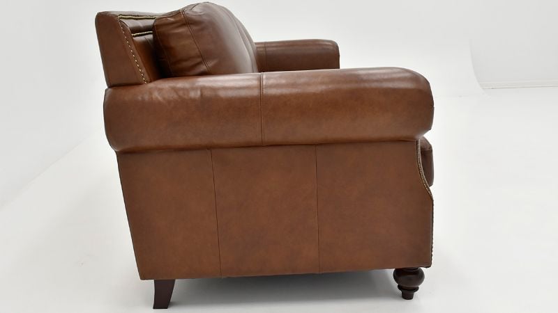 Picture of Bayliss Leather Sofa - Brown