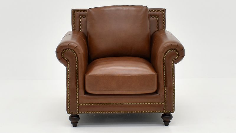 Picture of Bayliss Leather Chair - Brown