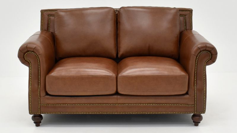 Picture of Bayliss Leather Sofa Set - Brown