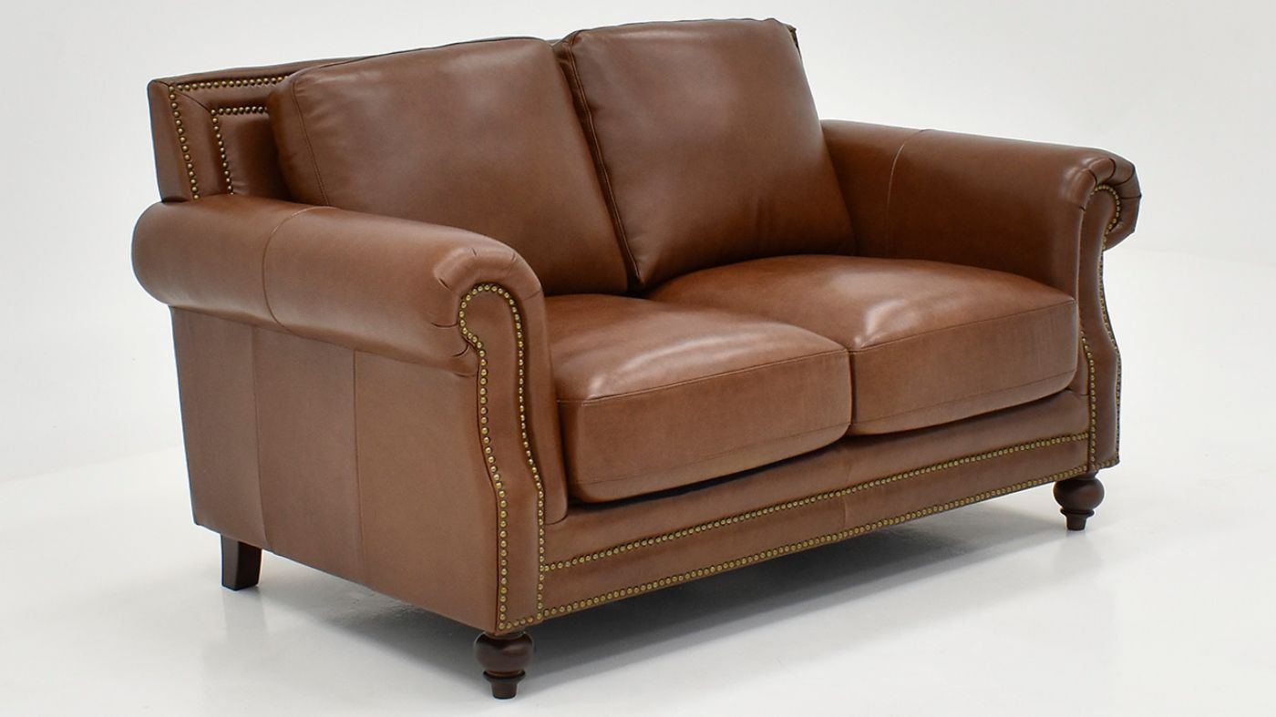 Picture of Bayliss Leather Sofa Set - Brown