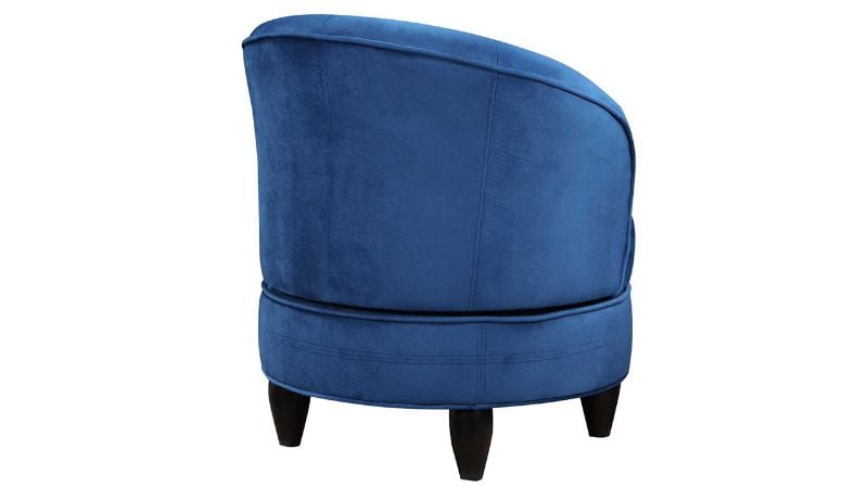 Picture of Sophia Swivel Accent Chair - Blue Velvet