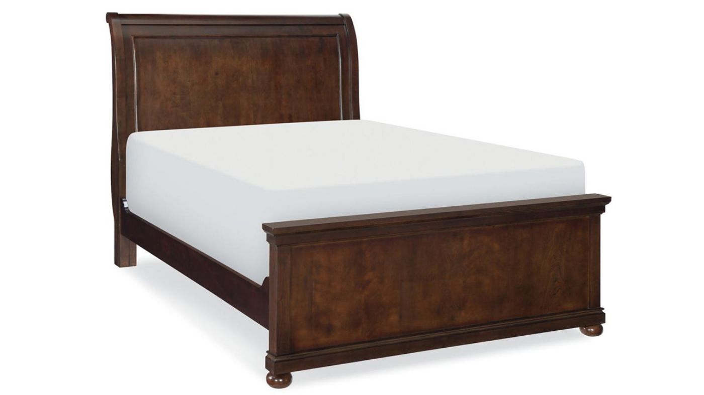 Picture of Canterbury Queen Size Sleigh Bedroom Set - Cherry