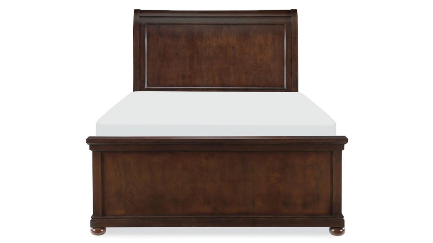 Picture of Canterbury Queen Size Sleigh Bedroom Set - Cherry