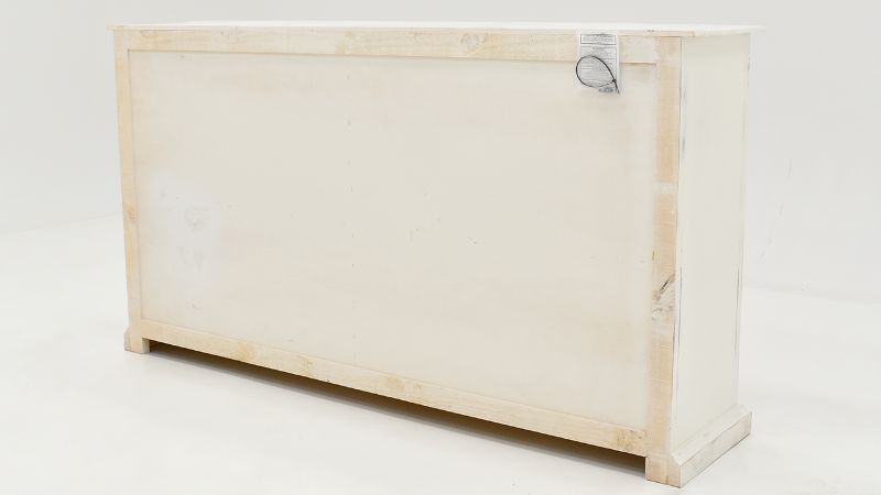 Picture of Fish 4 Door Console Cabinet - Off White with Ash Doors