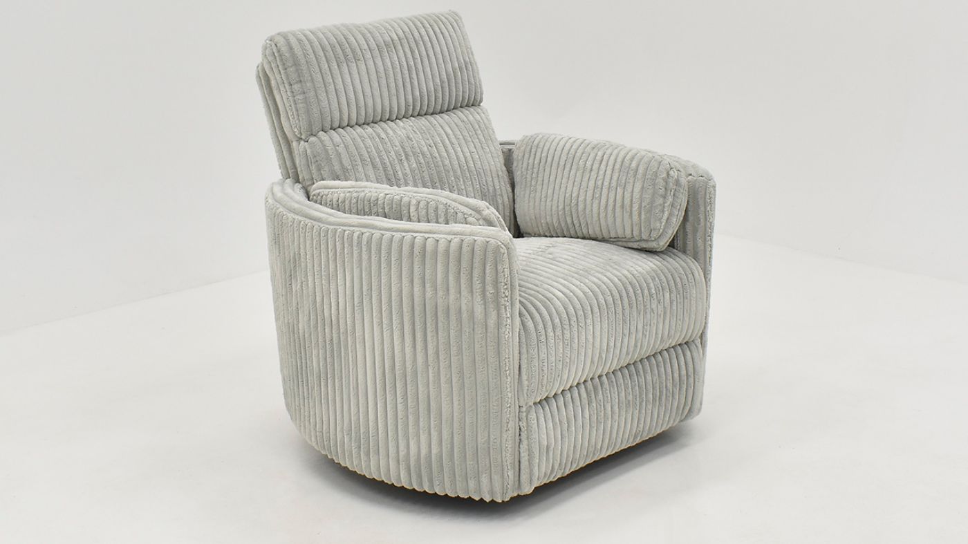 Picture of Radius Power Swivel Glider Recliner - Gray