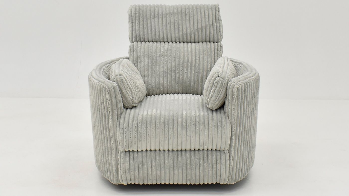 Picture of Radius Power Swivel Glider Recliner - Gray