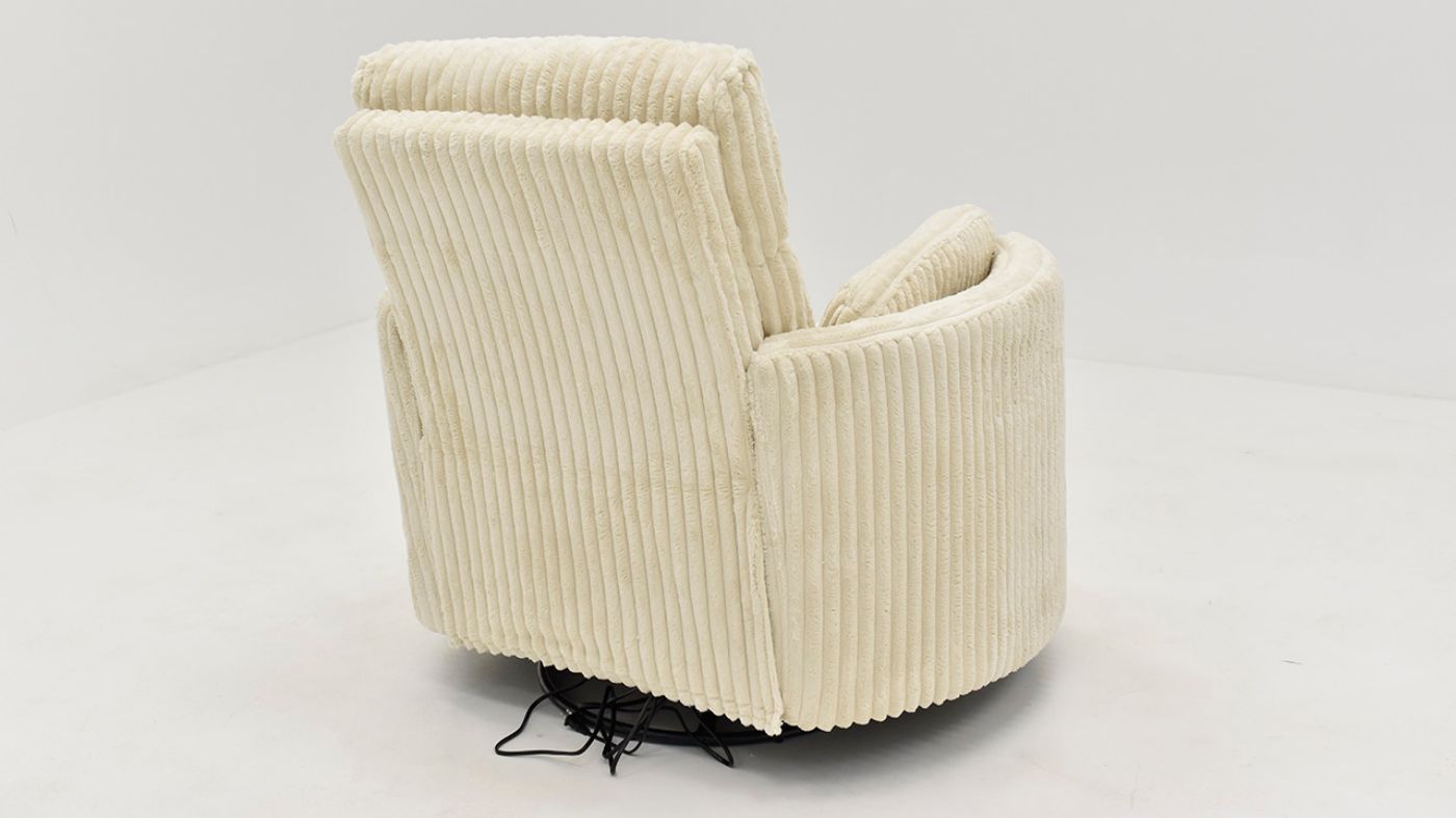 Picture of Radius Power Swivel Glider Recliner - Off White