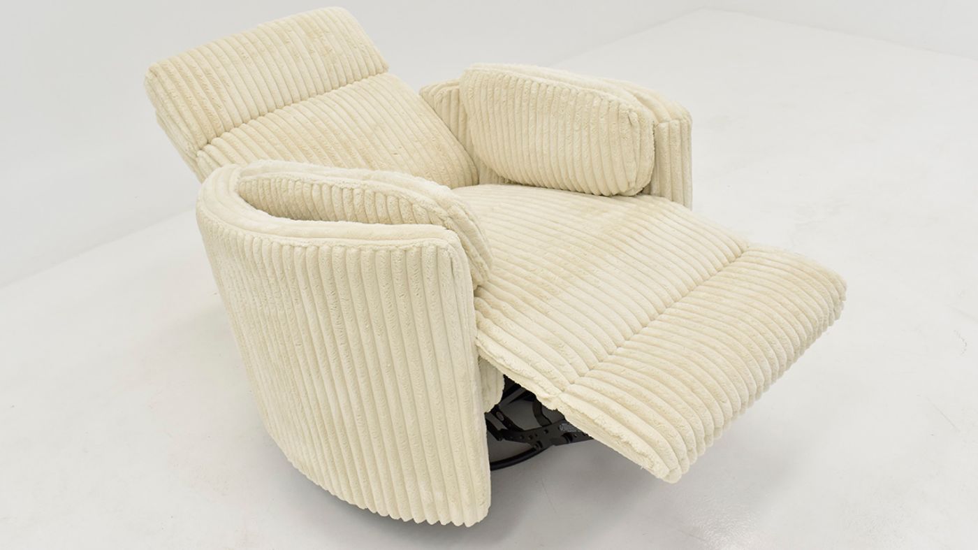 Picture of Radius Power Swivel Glider Recliner - Off White