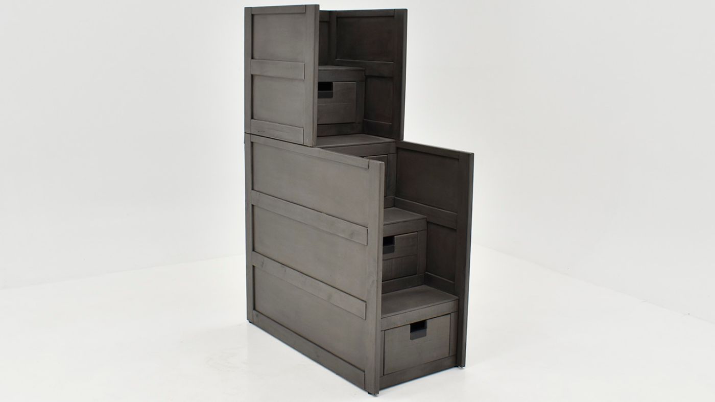 Picture of Cali Kids Storage Staircase - Gray