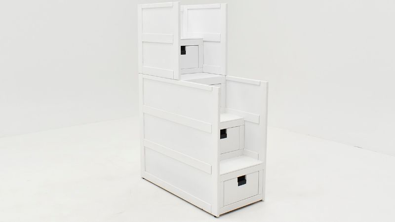 Picture of Cali Kids Storage Staircase - White