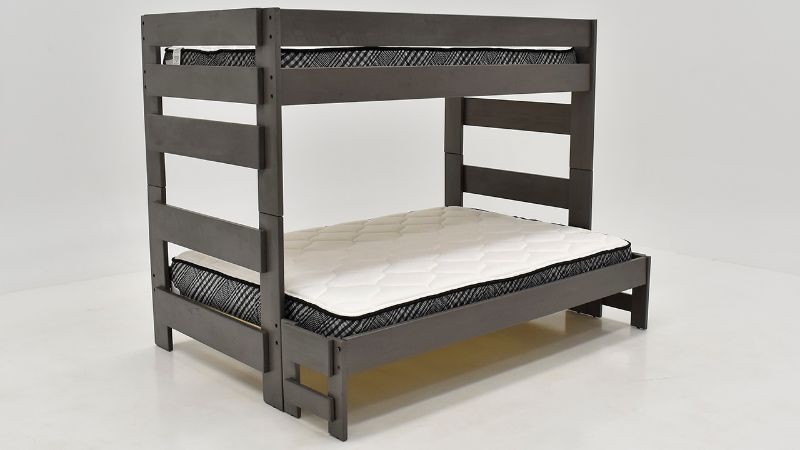 Cali Kids Twin/Full Bunkbed - Gray | Home Furniture