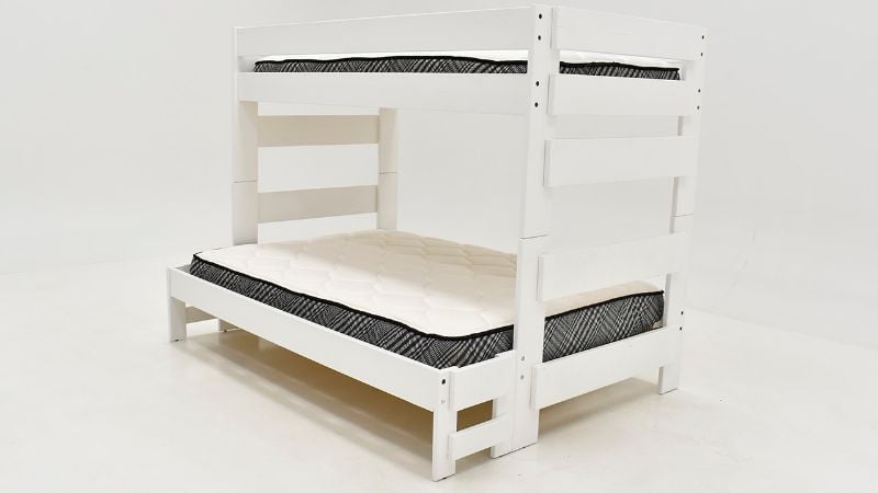 Picture of Cali Kids Twin/Full Bunkbed - White