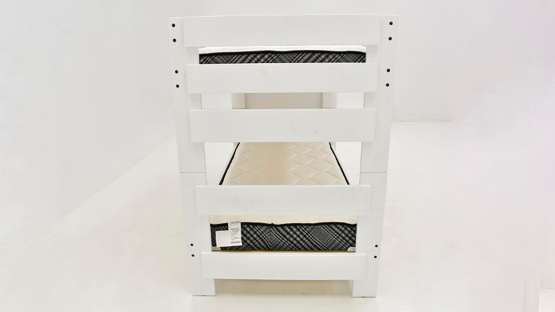 Picture of Cali Kids Twin Over Twin Bunkbed - White